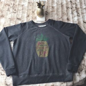 💕SPENGLISH Pineapple 🍍Sweatshirt.Size S 🍍🍍